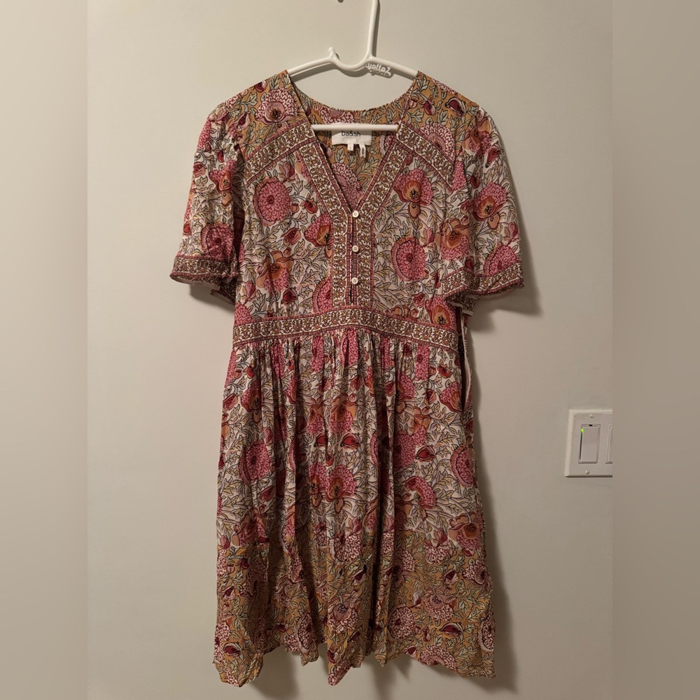 ba&sh Multicolor Floral Midi Dress
